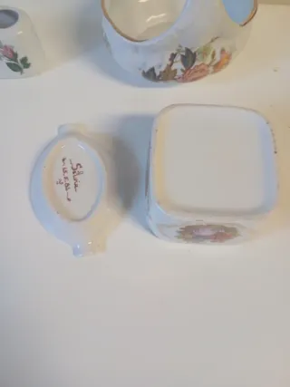 Decoración de porcelana floral