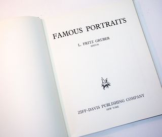 Famous Portraits by Fritz Gruber ed. Ziff-Davis