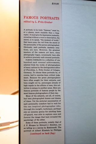 Famous Portraits by Fritz Gruber ed. Ziff-Davis