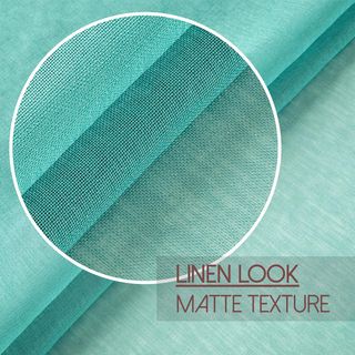 MRTREES Cortina para Ventana Dormitorio Translúcid