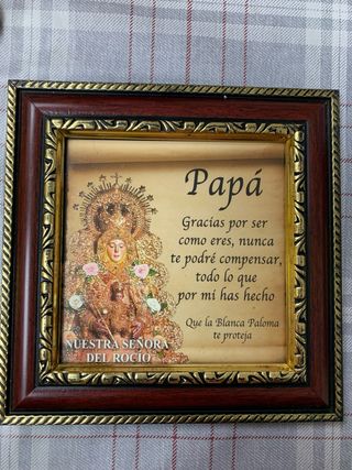 Cuadro Virgen del Rocío Papá