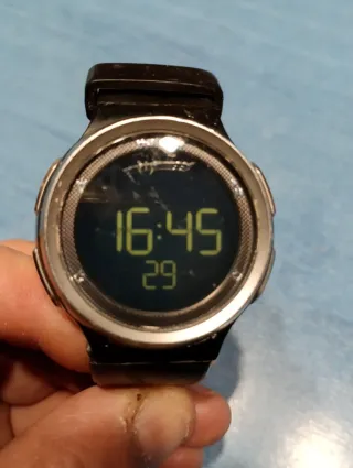 Reloj Nautica Plata y Negro