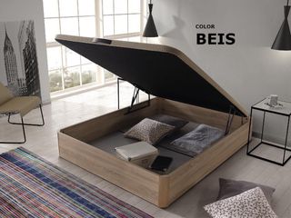 Sofá modular gris tela