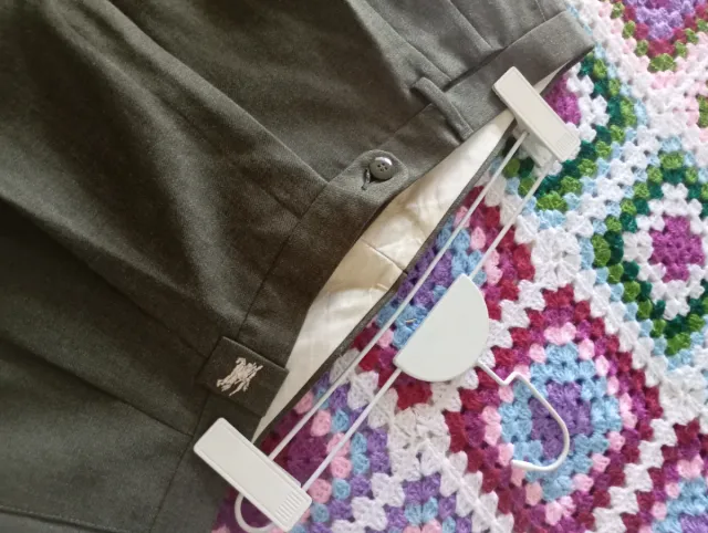 Pantalones Burberrys Vintage Verde Oliva