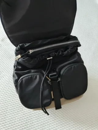 Mochila Paco Martinez Negra y Beige