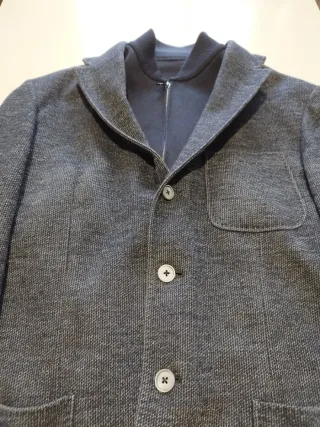 Giacca Corneliani Identity Lana Merino Grigia