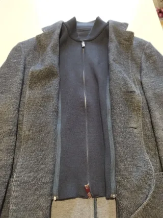 Giacca Corneliani Identity Lana Merino Grigia