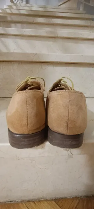 Zapatos planos mujer beige