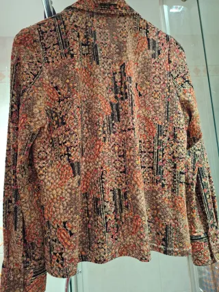 Blusa Agustin Colmenero Multicolor con cremallera