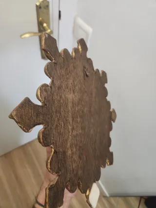 Espejo Sol Antiguo Dorado