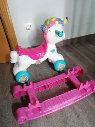 Unicornio Balancín Clementoni 3 en 1