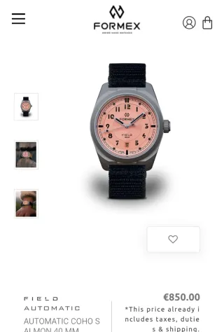 Reloj Formex field/ gen2