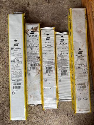 Electrodos de soldadura ESAB (varias medidas)