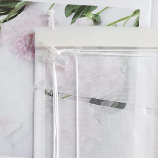 Estor con cinta de velcro, cortina para salón, coc