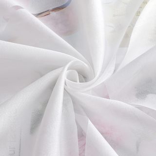 Estor con cinta de velcro, cortina para salón, coc