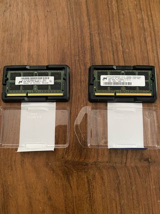 2x Micron 2GB DDR3 1066MHz RAM
