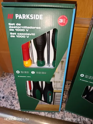 Juego Destornilladores Parkside 1000V