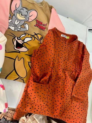 Lote 4 vestidos bebé niña