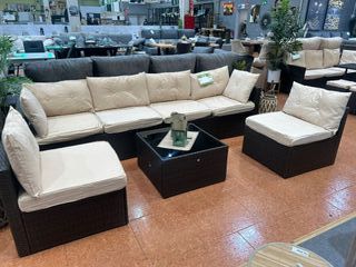 Sofá modular rinconera jardín/terraza