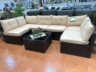 Sofá modular rinconera jardín/terraza
