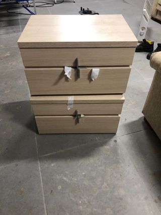 2 Mesitas de Noche Nuevas Madera ? Precio negociab