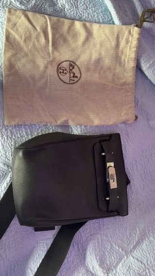 Hermès Togo HAC a Dos PM PHW Negro