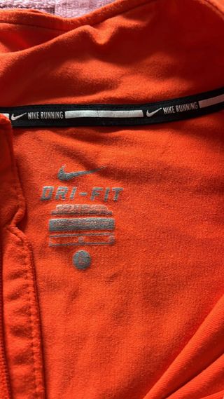 Polar Nike Naranja Media Cremallera