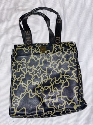 Bolso Tous Negro y Dorado