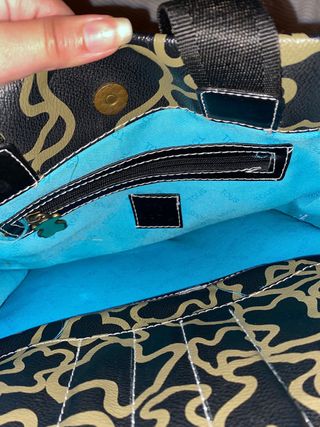 Bolso Tous Negro y Dorado