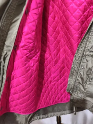 Chaqueta parka verde militar