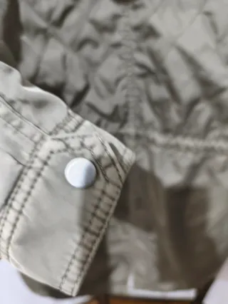 Chaqueta parka verde militar