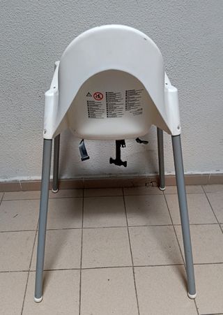 Trona Bebe Bandeja Ikea ANTILOP Blanca - MADRID