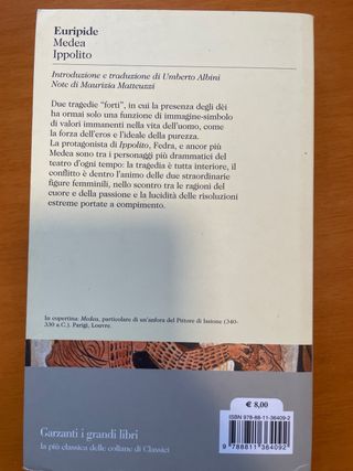 Medea-Ippolito. Testo greco a fronte