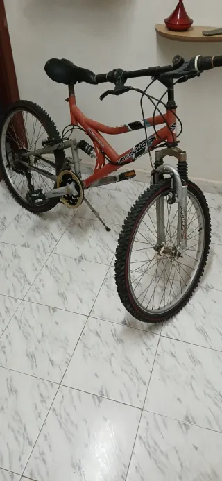 Bicicleta Montaña Roja