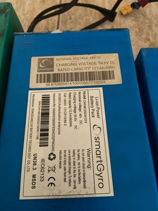 Baterías y pantalla TF-100