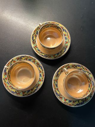 Juego 3 Tazas y Platos Thomas Bavaria Porcelanas