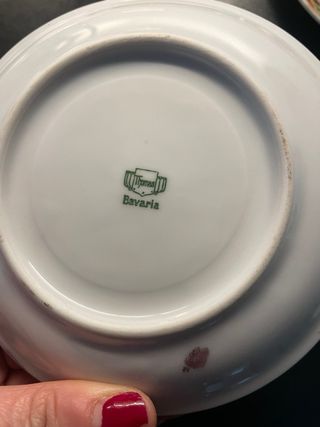 Juego 3 Tazas y Platos Thomas Bavaria Porcelanas