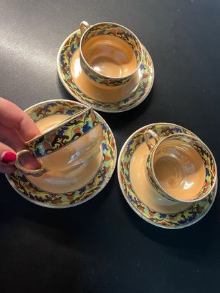 Juego 3 Tazas y Platos Thomas Bavaria Porcelanas