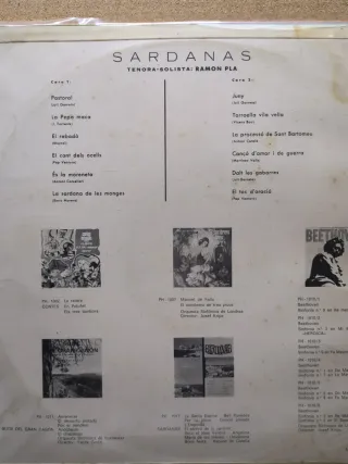 Lote 4 Vinilos Sardanes Cobla Barcelona ver fotos