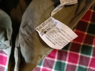 Pantalón High Rise Verde Pull and Bear