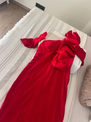 Vestido de fiesta Silvia Navarro Rojo