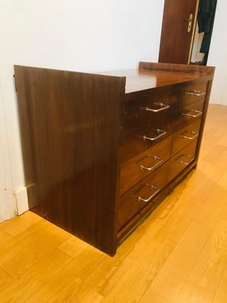 Cajonera modular vintage de madera