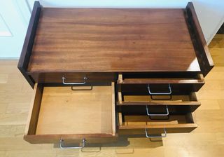 Cajonera modular vintage de madera