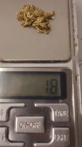 Cadena de oro fina y elegante 18k