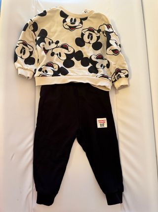 Completo Mickey Mouse bimbo 9-12 mesi 74 cm