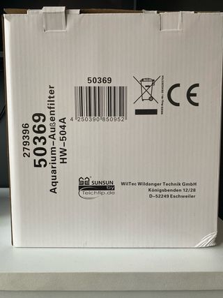 SunSun HW-504A Filtro Acuario Externo