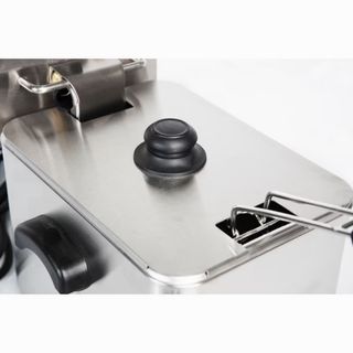 Freidora Doble Acero Inox.