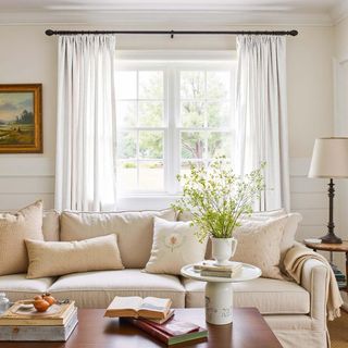 TOPICK Cortinas con Cinta Fruncida Lino Opacas Asp