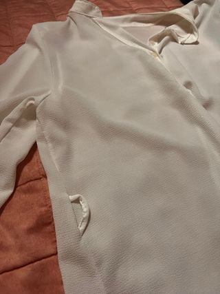 Camicia lunga donna bianca