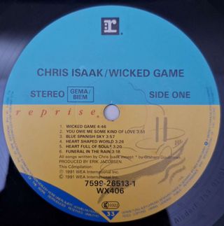Vinilo LP Chris Isaak ‎- Wicked Game